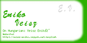eniko veisz business card